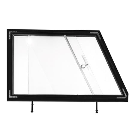 Front Sliding Aluminum Windows - Pair