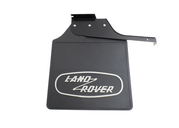 Rear Mud Flap - Right Side - With White Logo - GENUINE LAND ROVER