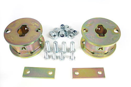 Terrafirma zinc plated 2 inch rear suspension air bag spacers including bolts. (Pair)