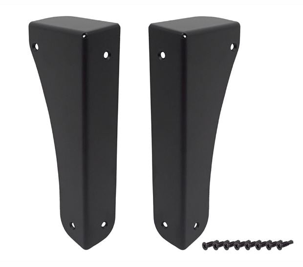 Black def seat box corner protectors (pair)