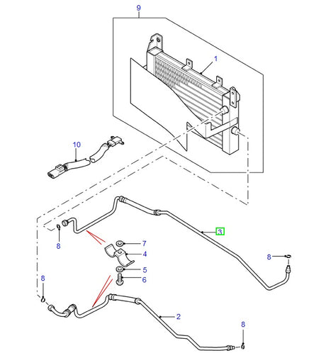 Oil Cooler Pipe