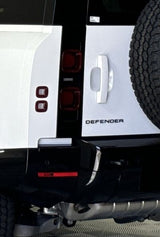 Name plate rear matt black - AG PARTS