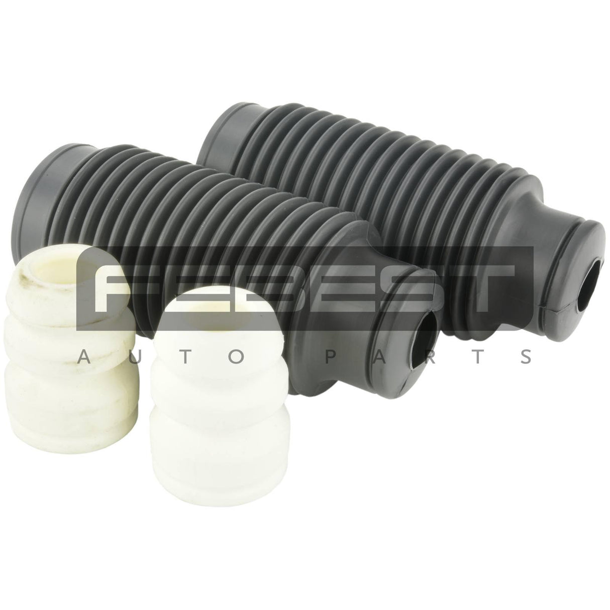 Boot with jounce bumper front shock absorber kit