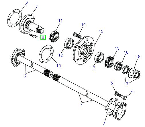 Hexagonal head screw M10x25 - PR2 ALLMAKES