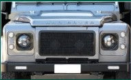 Black Full Grille Set Suitable for Defender Puma Vehicles