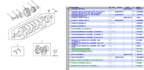 Main bearing set std (5 brg)