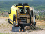 Mercedes-Benz Sprinter 144in/170in / L2/L3 / MWB/LWB Wheelbase w/o OEM Tracks (2006-Current) Slimline II Roof Rack Kit