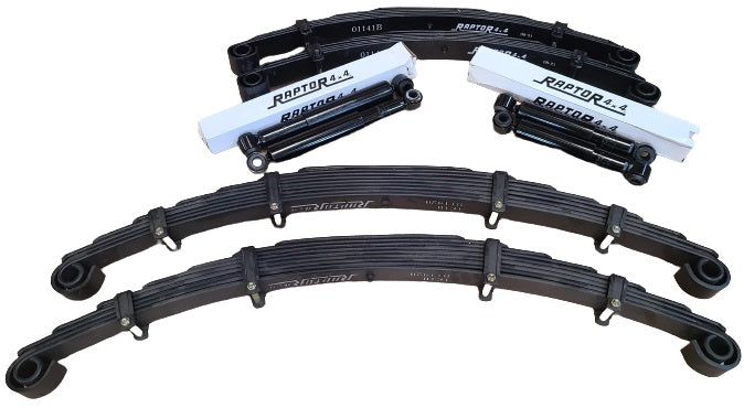 Kit 4 Leaf Springs - Front / Rear - With Shock Absorbers - Without Silentblocks