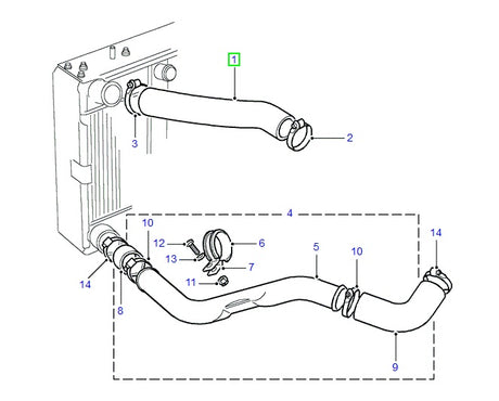 Top Hose Intercooler