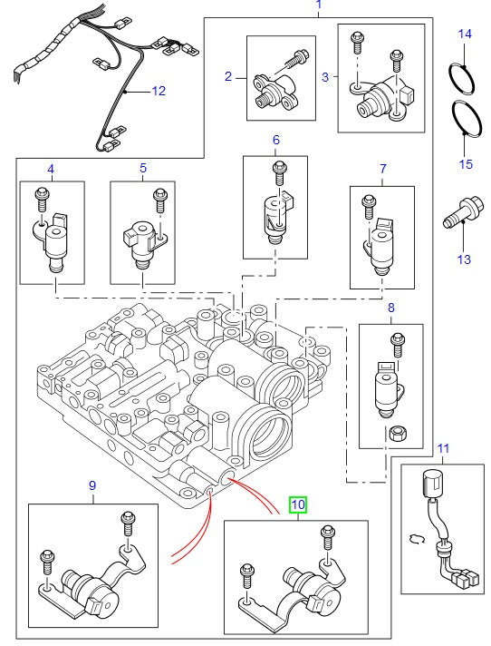 Solenoid - electronic pressure ctl