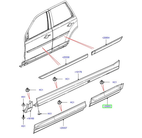 Moulding - door outs