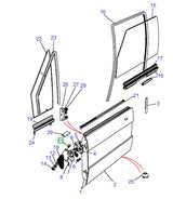 Bolt - Hinge To Door