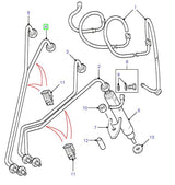 Fuel injection pipe no 3 defender 200tdi
