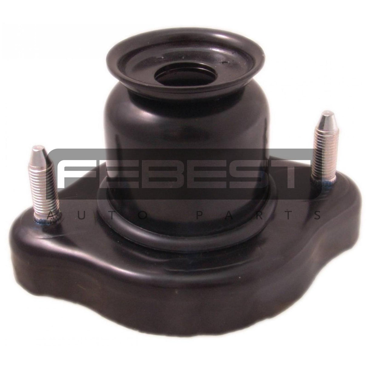 Rear shock absorber mounting
