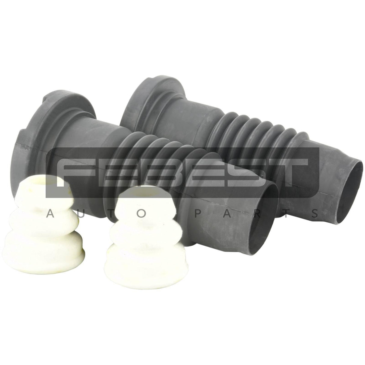Boot with jounce bumper front shock absorber kit