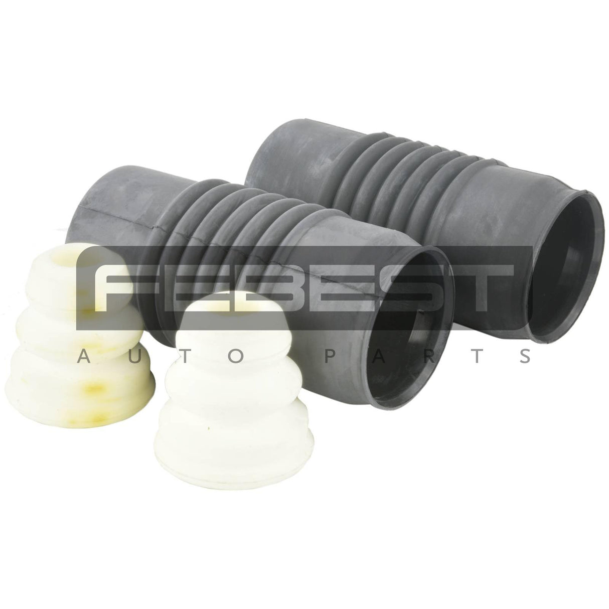 Boot with jounce bumper front shock absorber kit