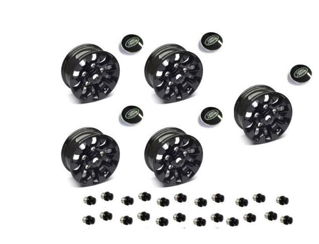 Kit of 5 Alloy Wheels 16" Sawtooth - 16X7 - ET20 With Screws and Wheel Caps