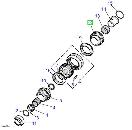 Gear Reverse - 33 Teeth - PR2 ALLMAKES
