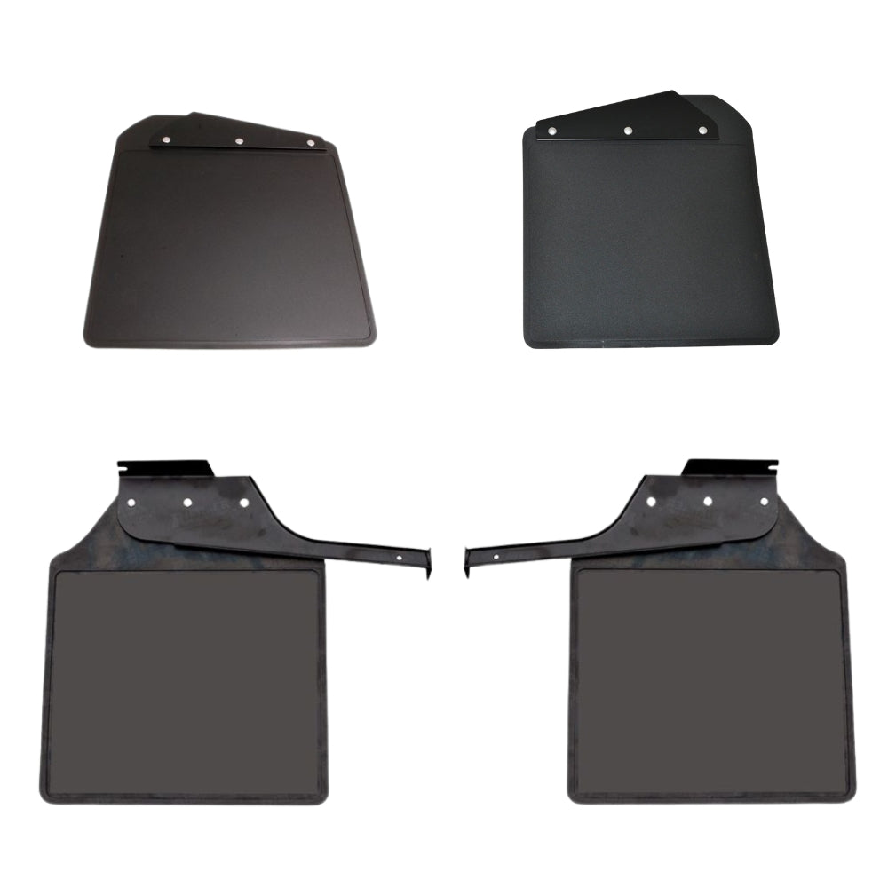 Mudflap kit - Front and Rear - With brackets - ALLMAKES