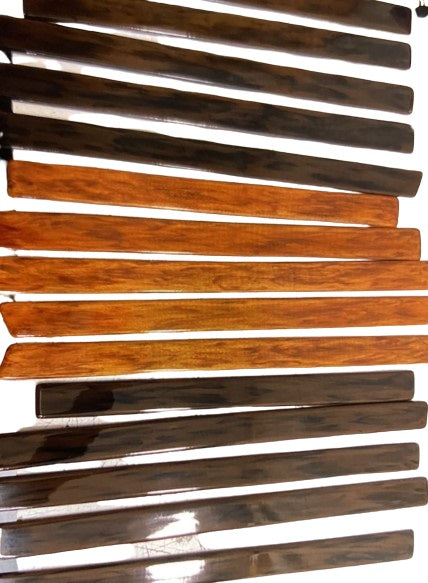 Wooden Door Panel Trim - Dark Brown