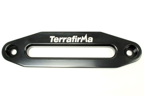 Aluminium hawse fairlead - black