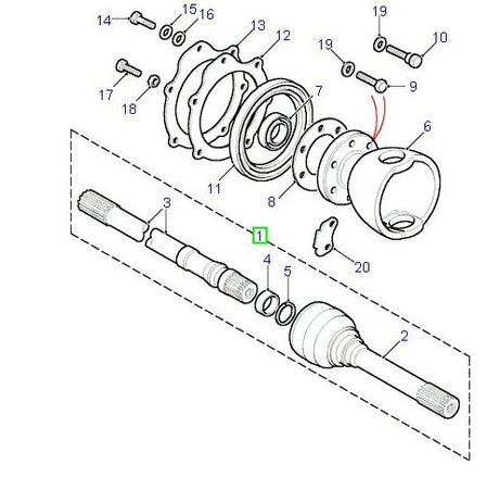 Shaft Front LH