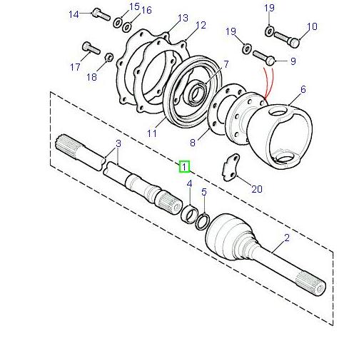 Shaft Front LH