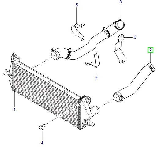 Intercooler Hose - EUROSPARE
