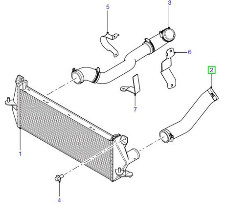 Intercooler Hose - EUROSPARE