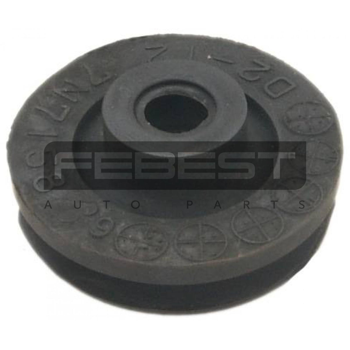 Mount rubber radiator