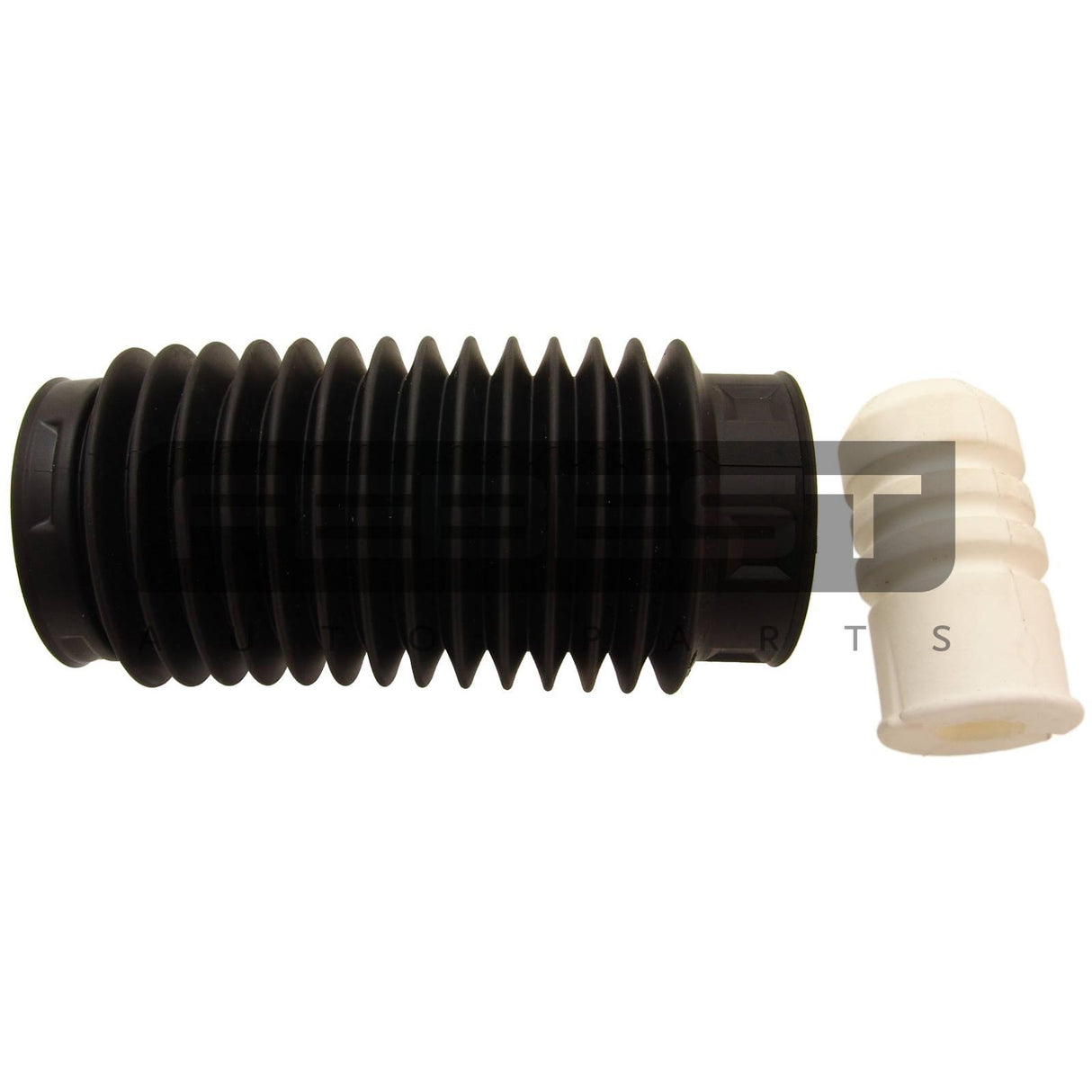 Boot with jounce bumper front shock absorber