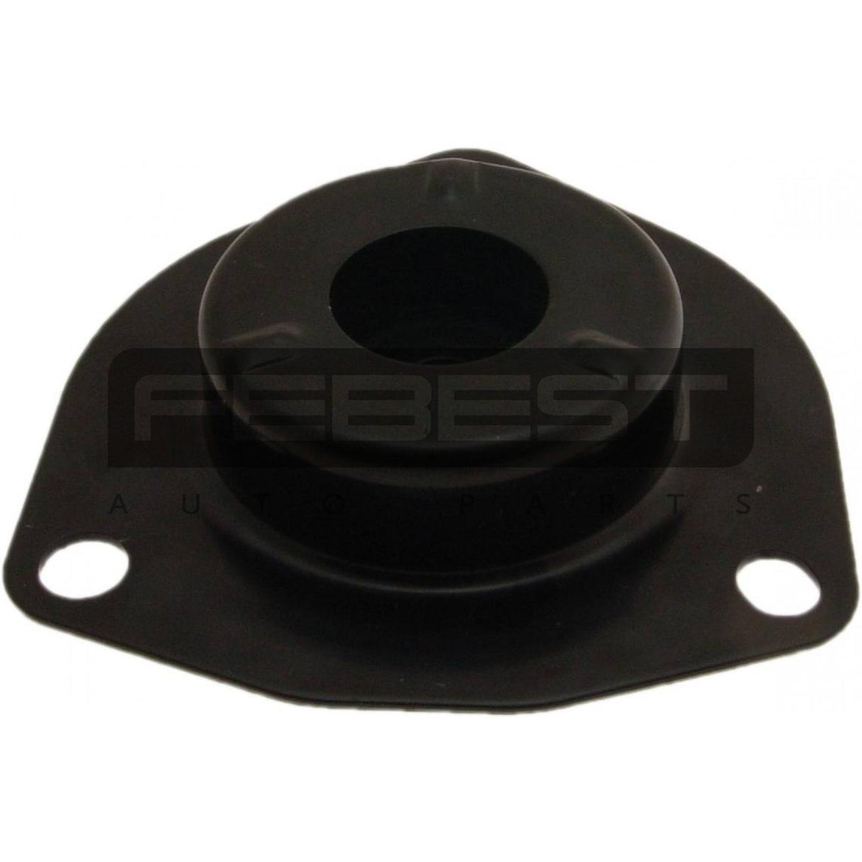 Rear shock absorber mounting