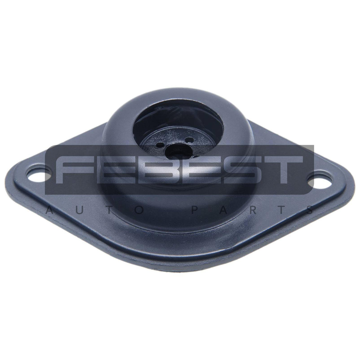 Rear shock absorber mounting