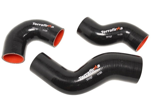 Terrafirma Silicone Intercooler Hose Kit Black 90/110/130 TD5