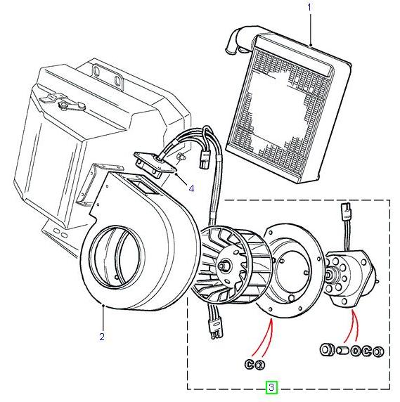 Heater motor