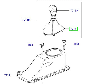 Boot - gear change lever