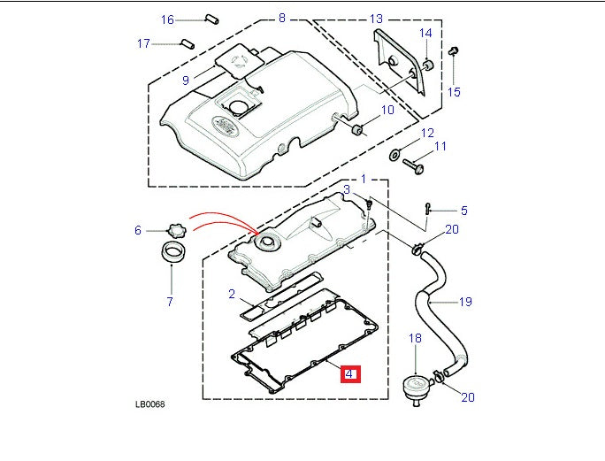 Gasket camshaft cover - ALLMAKES