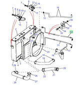 Pipe-pump to cooler