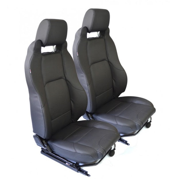 Elite Seat Black Vinyl (Pair) - EXMOOR TRIM