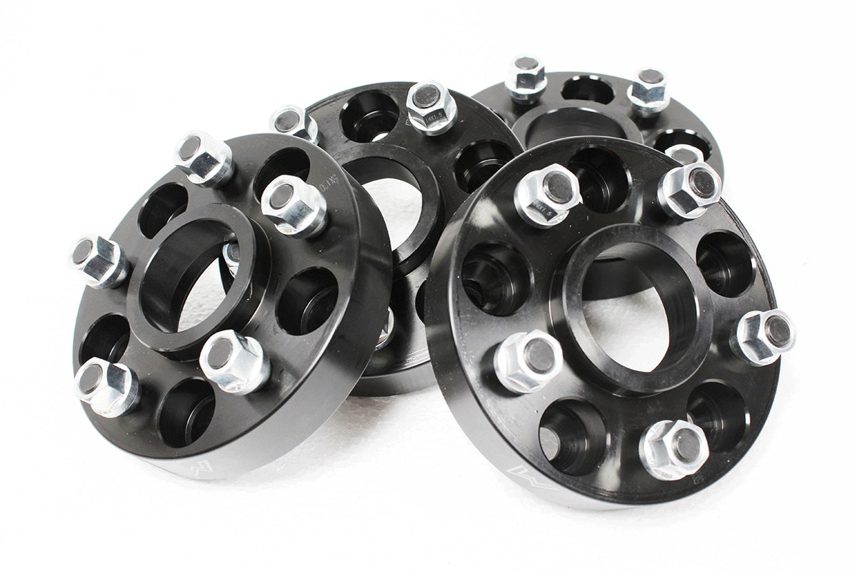 Wheel Spacers 30mm Alloy Set Of 4 Black - D3/D4/R3/R4/RS1/RS2/NEW DEF - 5x120