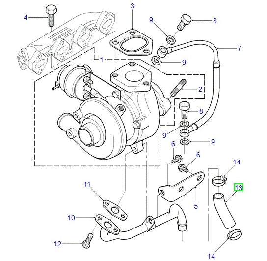 Oil Drain Hose - Turbo - ALLMAKES - ALLMAKES 4X4