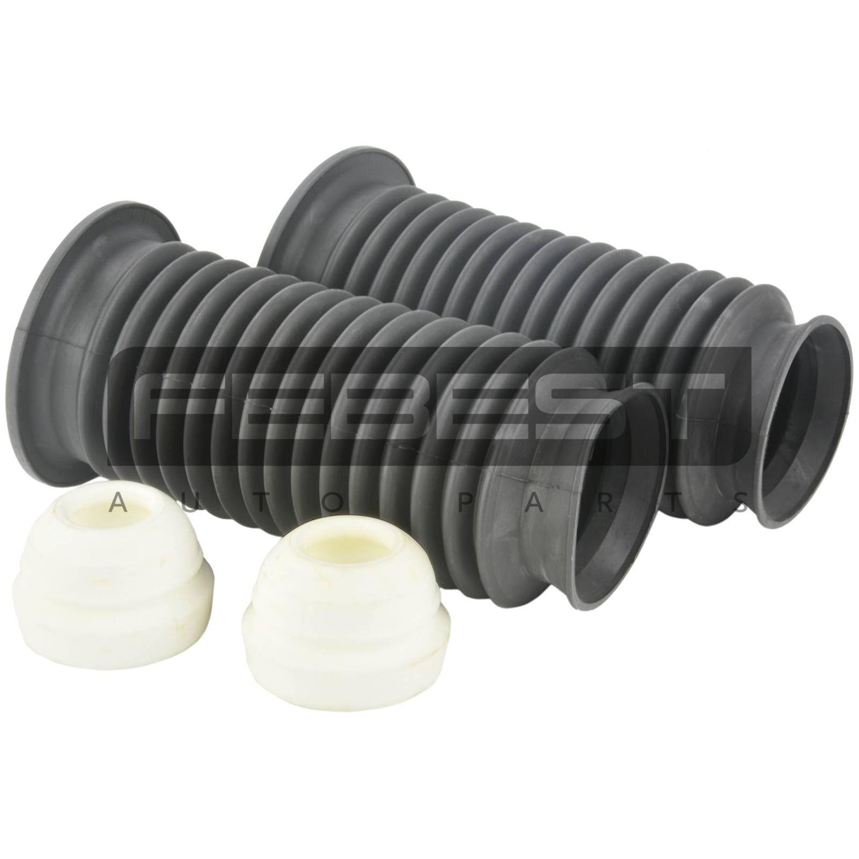 Boot with jounce bumper front shock absorber kit