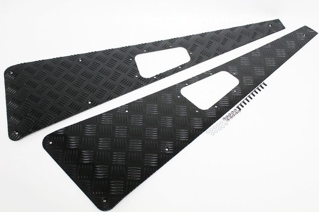 3mm Premium Wing Top Protectors - Black - without aerial hole