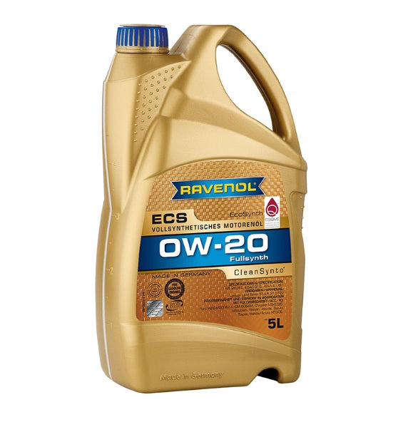 Motor Oil - 0W20 - USVO ECS SAE - 5 Liters - RAVENOL