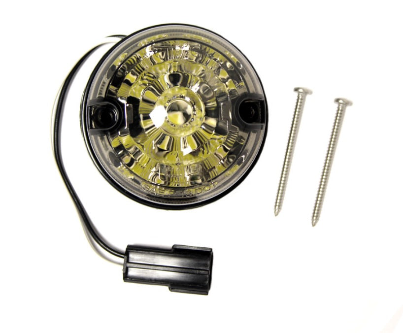 LED Position Light - Front - 73mm - Smoked - WIPAC