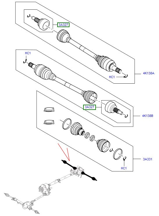 Rear JOINT - CV