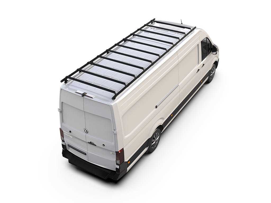 Volkswagen Crafter/MAT TGE (L5H2/ LWB Maxi/OEM Track) (2017-Current) Slimpro Roof Rack Kit