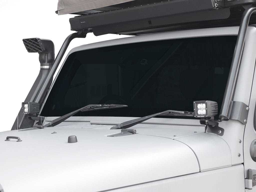 Jeep Wrangler JK / JKU Windshield Spot Light Brackets
