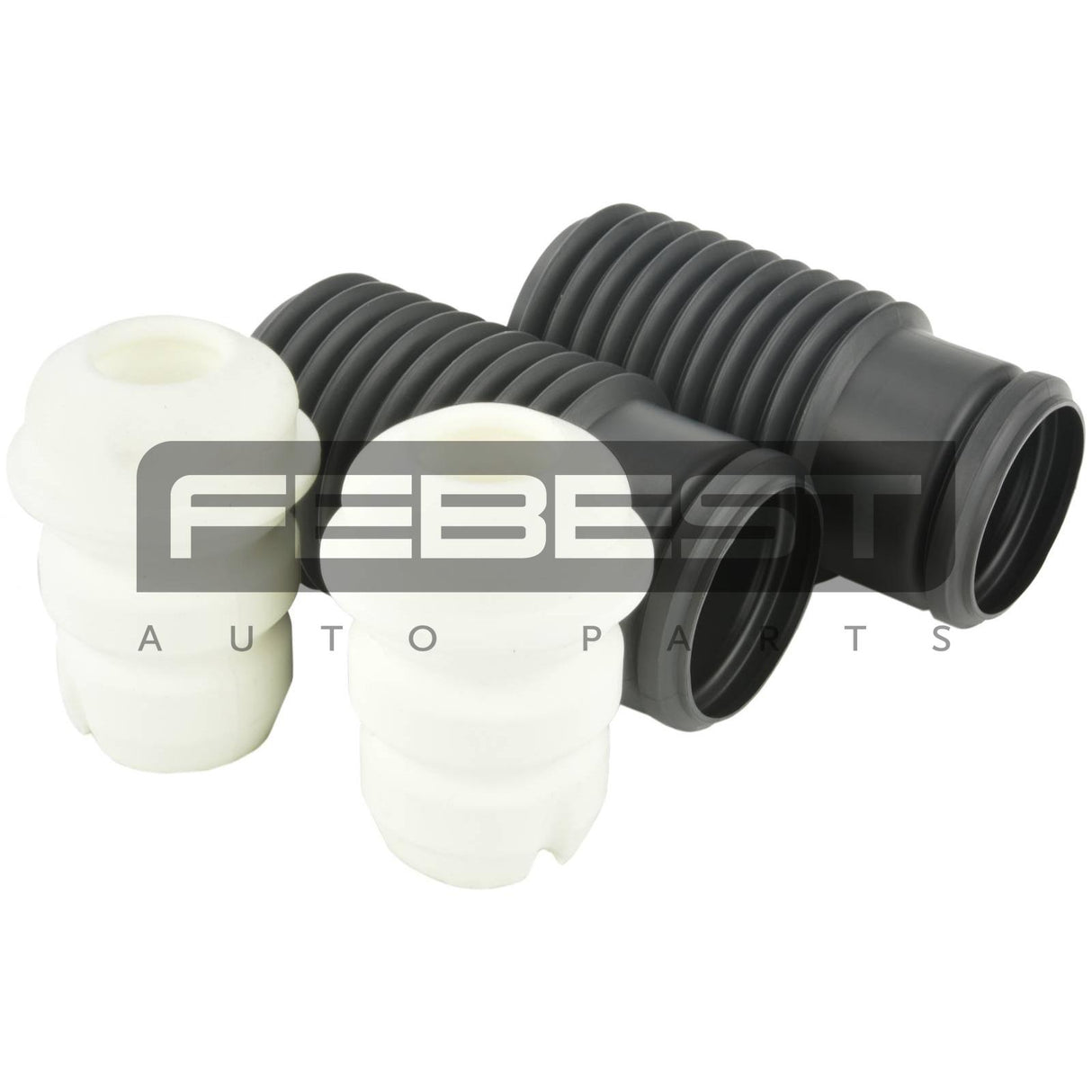 Boot with jounce bumper front shock absorber kit