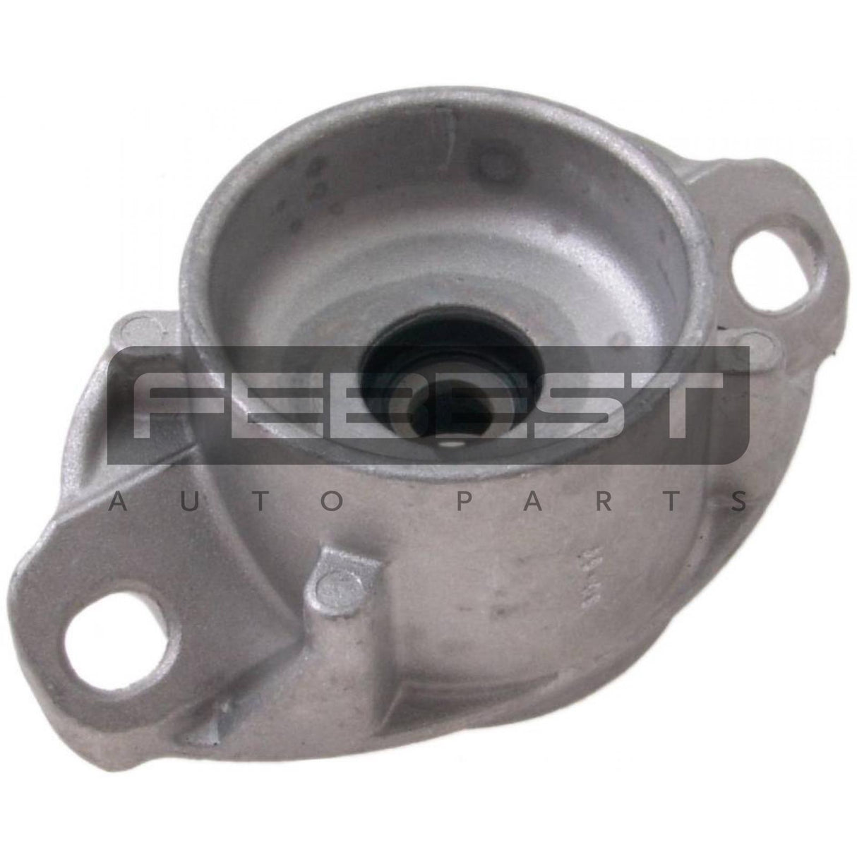 Rear shock absorber mounting